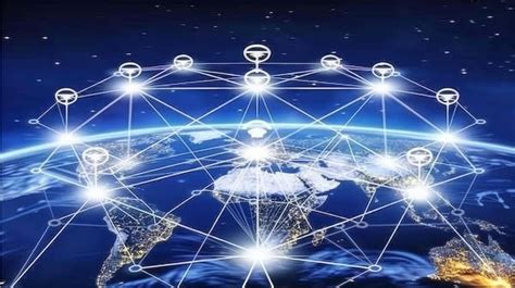 Imagen conceptual de una red de comunicaciones global interconectada