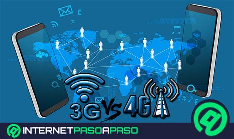 Diagrama de redes móviles 4G y 3G