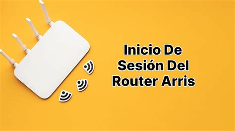 Página de inicio de sesión de un router Arris genérico