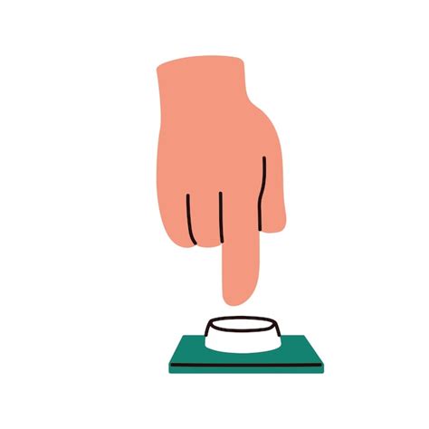 Ilustración de un dedo presionando el botón de reinicio de un router