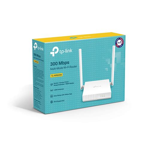 Router TP-Link TL-WR820N con antenas