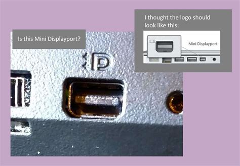 Ilustración de un puerto USB-C con el símbolo DisplayPort