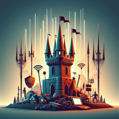 Ilustración de un smartphone actuando como router Wi-Fi