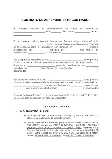 esquema de un contrato de arrendamiento para antena