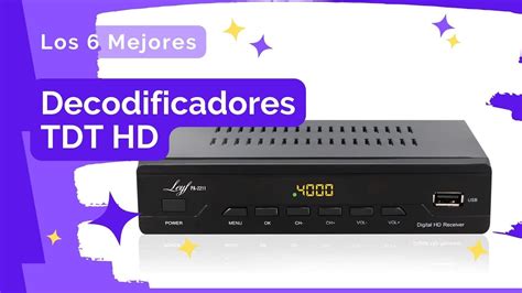 Decodificadores VTR de alta tecnología