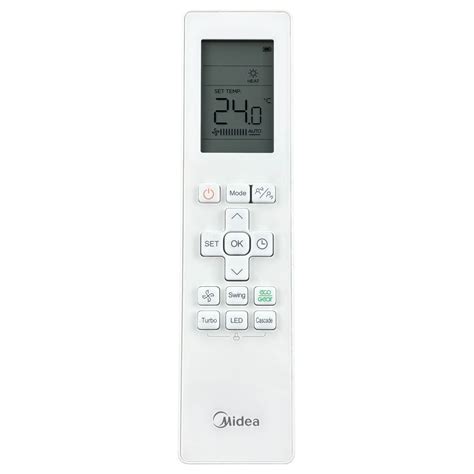 Mando a distancia de Midea con el botón 