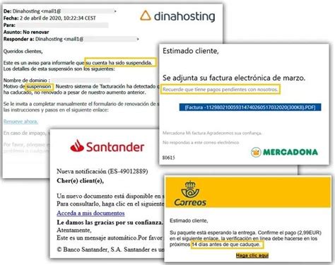 Ilustración de un correo electrónico de phishing con un enlace sospechoso