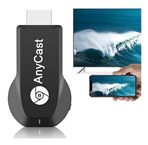 Imagen de un dispositivo Anycast conectado a un televisor
