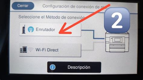 Ilustración de una impresora conectada a un enrutador WiFi