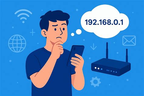 Ilustración de un teléfono IP conectado a un router de internet