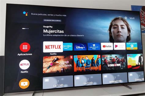 Televisor mostrando una imagen con bandas negras a los lados
