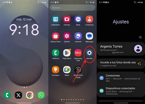 Captura de pantalla de los ajustes de red de un Samsung J1 mostrando la opción de itinerancia de datos activada
