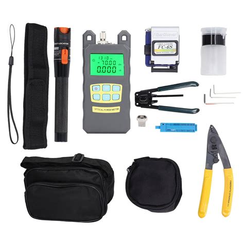 Kit de herramientas para terminación de fibra óptica