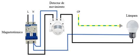 Diagrama de cableado para un detector de movimiento PIR a una central de alarma