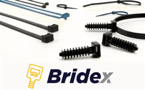 Variedad de tipos de bridas para sujeción de cables
