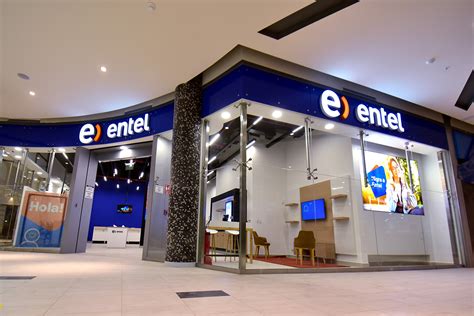 Fachada de una tienda Entel