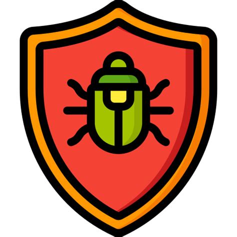 Icono de escudo antivirus protegiendo una conexión a internet
