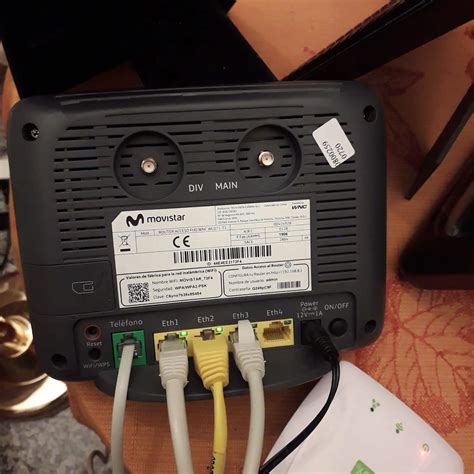 Cableado de un router Movistar