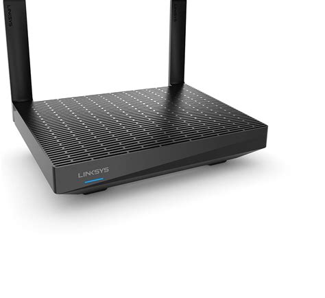 Conexión física de un router Linksys con antenas externas