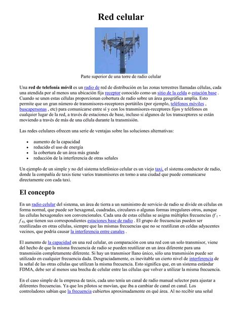 Una red móvil urbana con múltiples celdas pequeñas