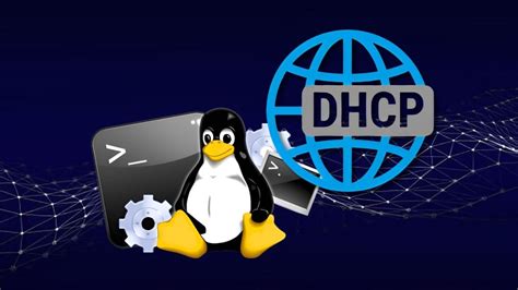 Captura de pantalla de la consola del servidor DHCP ISC en Linux