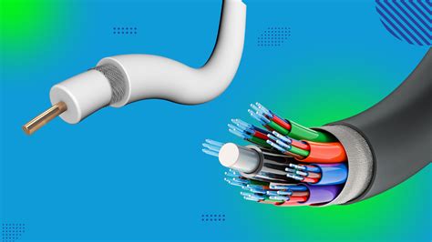 Cable coaxial y fibra óptica