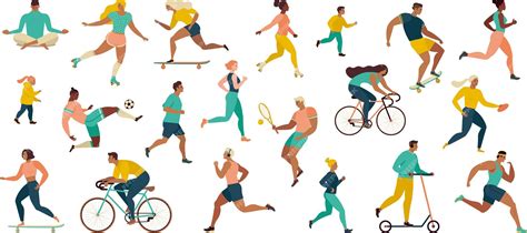 Ilustración de una persona realizando diversos movimientos atléticos