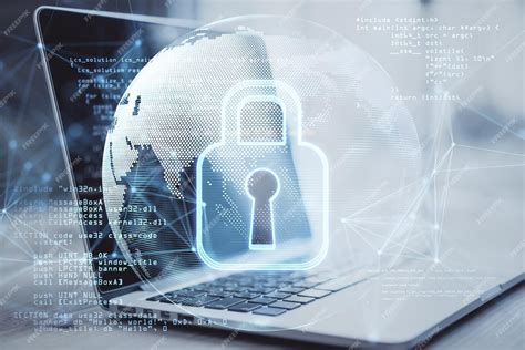 Ilustración de un candado digital sobre un globo terráqueo