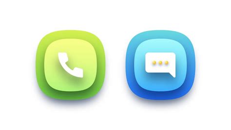 Iconos de llamadas, SMS y datos móviles