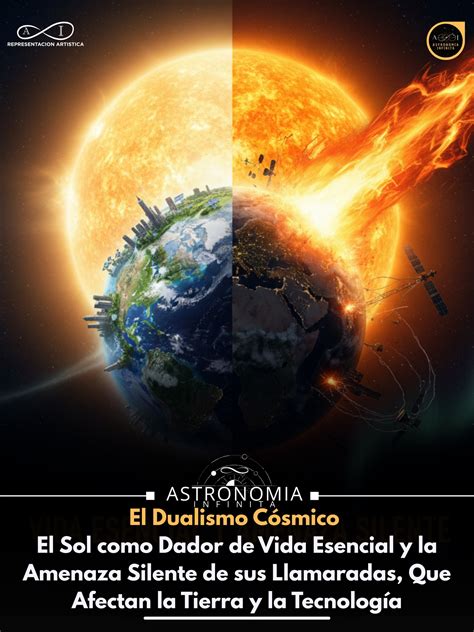 Representación artística del Sol y sus llamaradas.