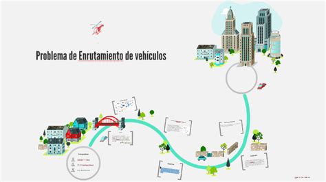 Representación esquemática de un problema de enrutamiento de vehículos, mostrando un depósito central y múltiples nodos de clientes.