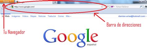 Captura de pantalla de una barra de direcciones de navegador con una IP