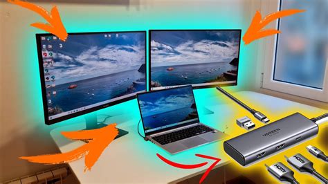 Conexión de múltiples monitores a una laptop mediante un adaptador USB a HDMI