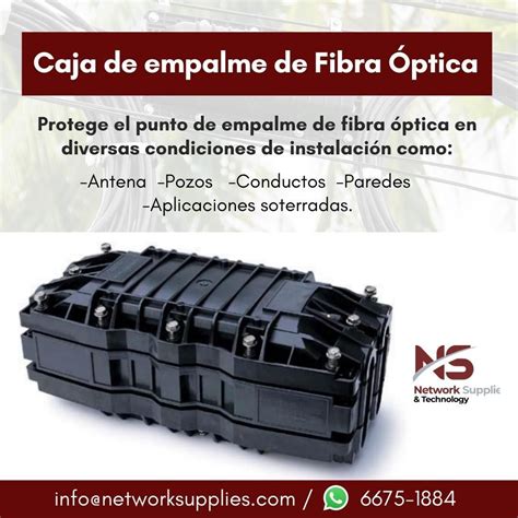 Esquema de una caja de empalme de fibra óptica