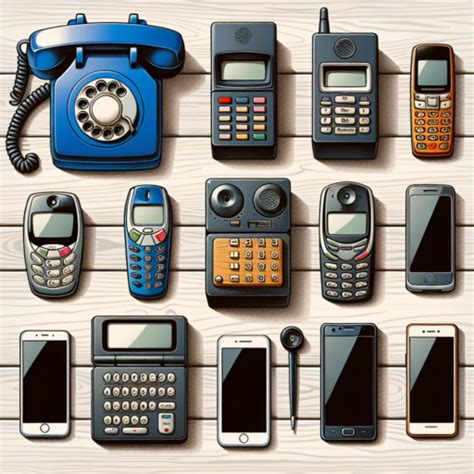 Imagen de diferentes tipos de teléfonos IP y un softphone en un portátil