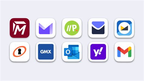 Iconos representando aplicaciones de mapas, navegador web, correo electrónico y actualización de apps