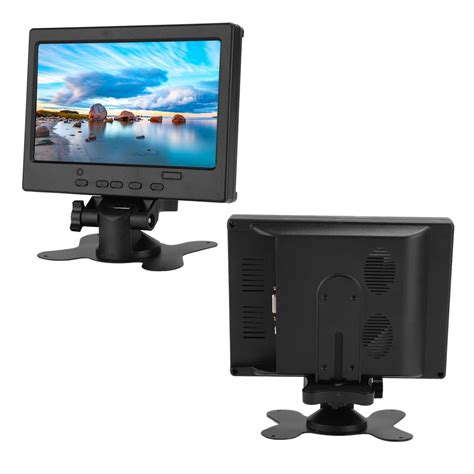 Diseño compacto de monitor de 7 pulgadas