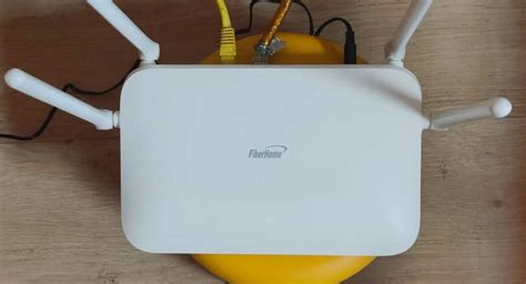 Interfaz de configuración de un router Fiberhome