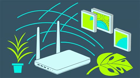 Ilustración mostrando interferencias de señal Wi-Fi