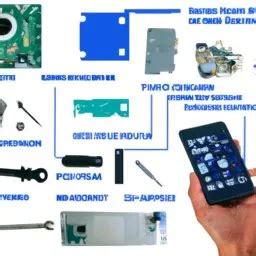 Componentes internos de un smartphone