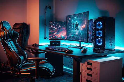Imagen de un router gaming moderno con iluminación RGB