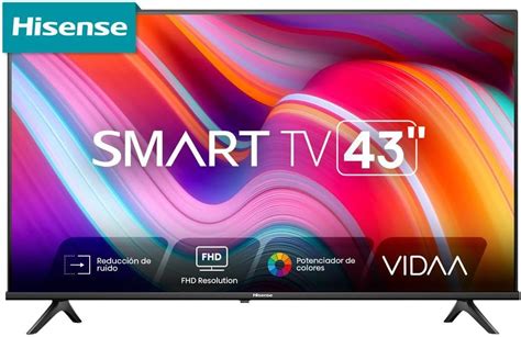 Televisor moderno de 43 pulgadas con múltiples puertos HDMI