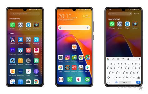 Captura de pantalla de la interfaz EMUI del Huawei Mate 10 Lite