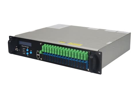 Ilustración de un amplificador óptico EDFA