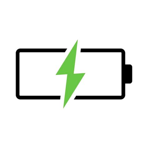 Icono de batería con símbolo de carga rápida