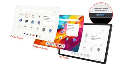 Comparativa de modos de pantalla TCL NXTPAPER
