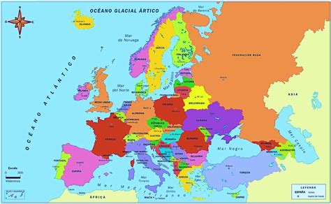 Mapa político de Europa