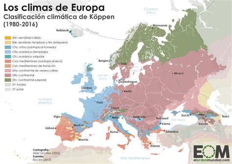 Mapa climático de Europa