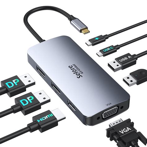 Hub USB-C con múltiples puertos
