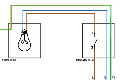 Diagrama de circuito con interruptor automático